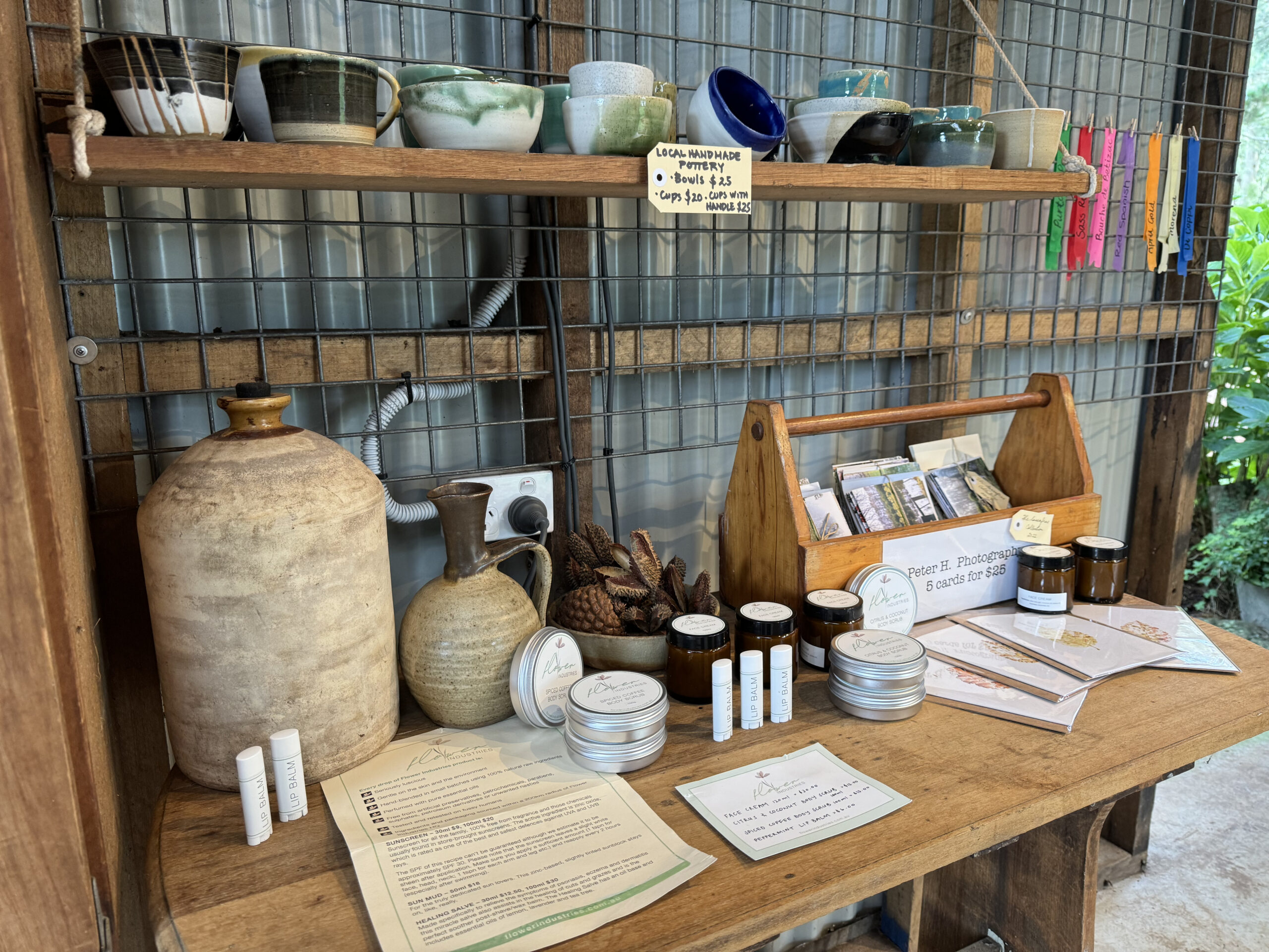 Local Arts, Crafts, Flowers and Plants